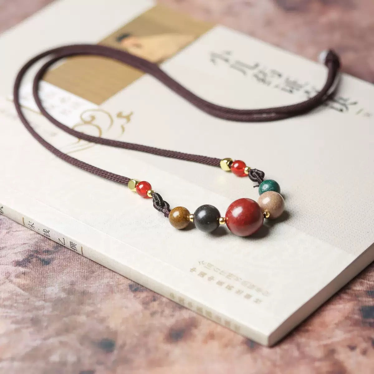 Five Elements Harmony Incense Bead Necklace / Bracelet | Handcrafted | Natural Wellness